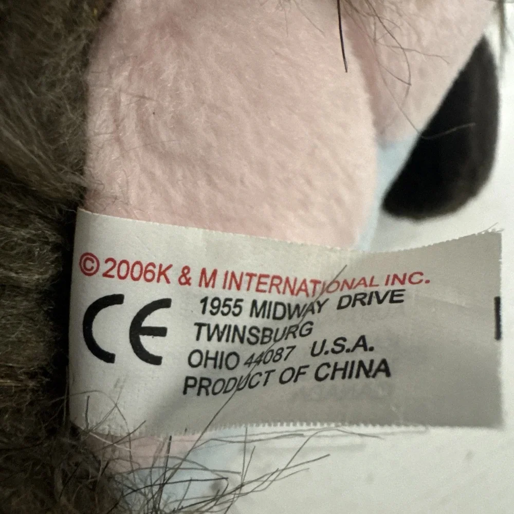 2006 K&M Plush Monkey Mandrill  Sitting 15